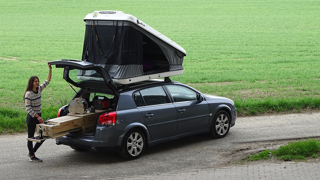 car with storage area